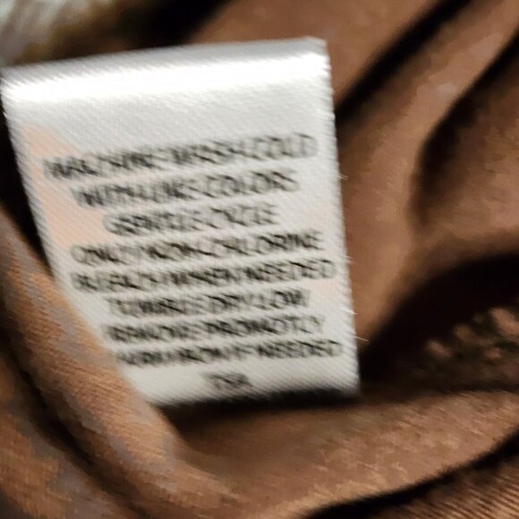 ALPINE DESIGN Brown Blue Floral Pull On Skort Womens Size M Medium - Picture 5 of 6